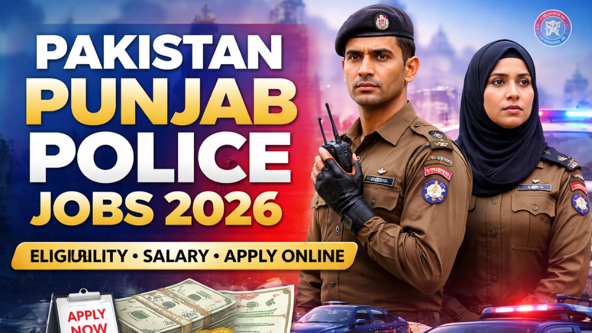 Pakistan Punjab Police Jobs 2026 – Official Apply Guide