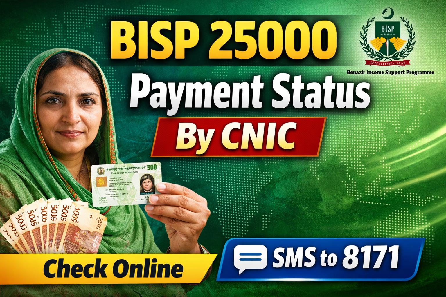 BISP 25000 Payment Status Check by CNIC – Latest Update 2026