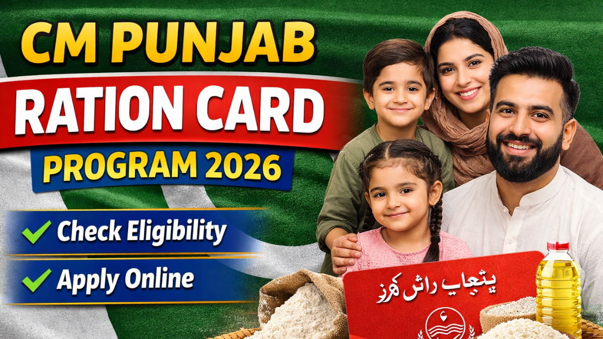 CM Punjab Ration Card Program 2026 – Check Your Eligibility Today