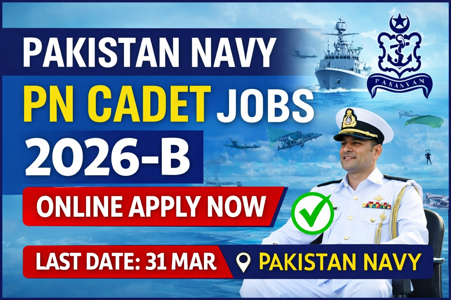 Jobs In Pakistan Navy 2026