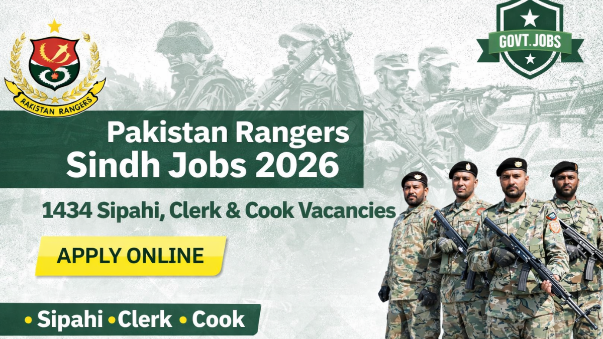 Pakistan Rangers Sindh Jobs 2026